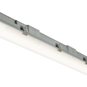 KNIGHTSBRIDGE HELIX HEXSCW4 4FT 230V IP66 IK10 QUAD WATTAGE MODULAR NON-CORROSIVE FITTING  CCT ADJUSTABLE