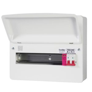 FUSEBOX F3011MZ 10WAY CONSUMER UNIT WITH MAIN SWITCH + T2 SPD