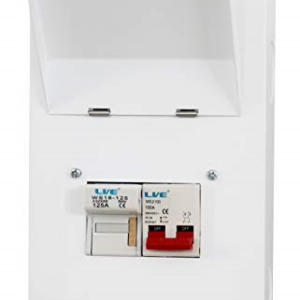 LIVE MCFS100/3F METALCLAD 100AMP SP&N ISOLATOR SWITCHFUSE C/W FUSES