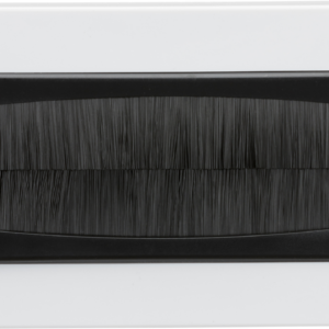 NETBRUSH4G 4 GANG LETTERBOX STYLE FACEPLATE