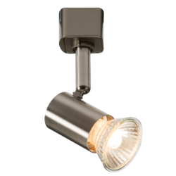 TRKSP2BC GU10 TRACK SPOTLIGHT BRUSHED CHROME