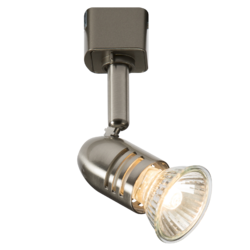 TRKSP3BC GU10 TRACK SPOTLIGHT BRUSHED CHROME