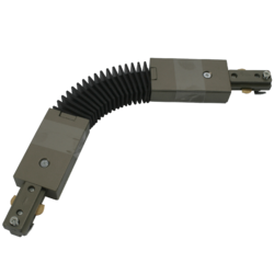 TRKFCS 230V SINGLE CIRCUIT TRACK FLEXIBLE CONNECTOR SATIN NICKEL