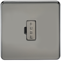 KNIGHTSBRIDGE SF6000BN SCREWLESS FLATPLATE FUSED SPUR UNIT