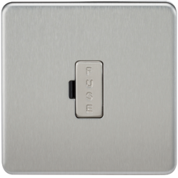 KNIGHTSBRIDGE SF6000BC SCREWLESS FLATPLATE FUSED SPUR UNIT