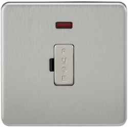 KNIGHTSBRIDGE SF6000NBC SCREWLESS FLATPLATE FUSED SPUR UNIT WITH NEON