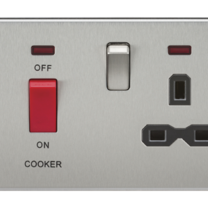 KNIGHTSBRIDGE SFR8333NBC SCREWLESS FLATPLATE COOKER PANEL WITH NEON