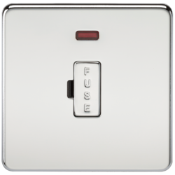 KNIGHTSBRIDGE SF6000NPC SCREWLESS FLATPLATE FUSED SPUR UNIT WITH NEON