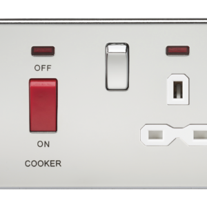 KNIGHTSBRIDGE SFR8333NPCW SCREWLESS FLATPLATE COOKER PANEL WITH NEON