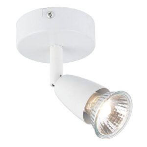 SAXBY 43281 SINGLE GU10 SPOTLIGHT WHITE