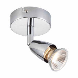 SAXBY 43277 SINGLE GU10 SPOTLIGHT POLISHED CHROME