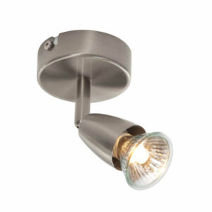 SAXBY G2521013 SINGLE GU10 SPOTLIGHT SATIN NICKEL
