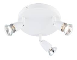SAXBY 43283 GU10 TRIPLE SPOTLIGHT WHITE