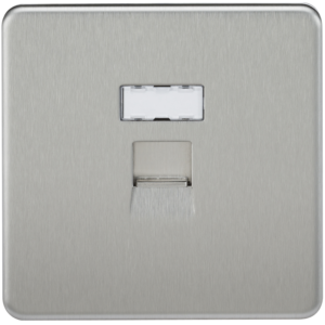 KNIGHTSBRIDGE SFRJ45BC SCREWLESS FLATPLATE RJ45 NETWORK OUTLET