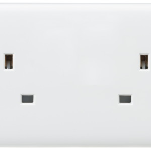 KNIGHTSBRIDGE CURVED CU9000U DOUBLE UNSWITCHED SOCKET