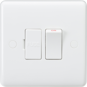 KNIGHTSBRIDGE CURVED CU6300F SWITCH FUSE SPUR WITH FLEX OUTLET