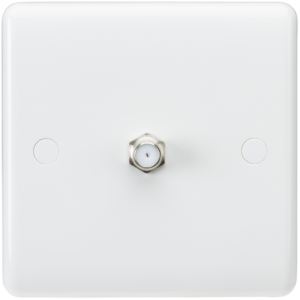 KNIGHTSBRIDGE CURVED CU0150 SATELLITE OUTLET NON-ISOLATED