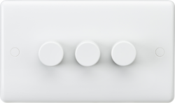 KNIGHTSBRIDGE CURVED CU2163 3 GANG DIMMER SWITCH