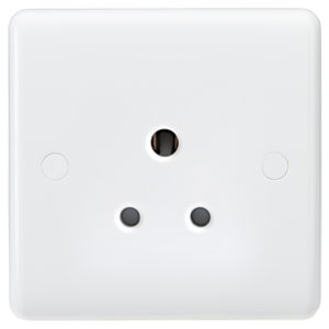 KNIGHTSBRIDGE CURVED CU5U 5 AMP UNSWITCHED SOCKET