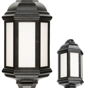 KNIGHTSBRIDGE LANT3 LED WALL HALF LANTERN