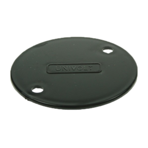 UNIVOLT CB20L16-25 PVC CIRCULAR BOX LID BLACK