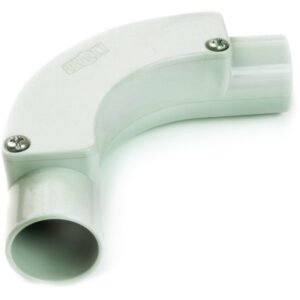 UNIVOLT IB20WH 20MM PVC CONDUIT INSPECTION BEND WHITE