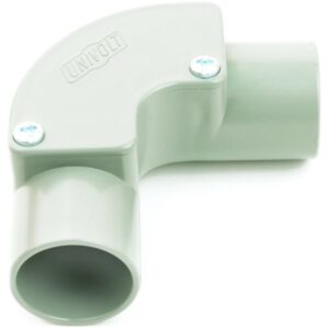 UNIVOLT IE25WH 25MM PVC CONDUIT INSPECTION ELBOW WHITE