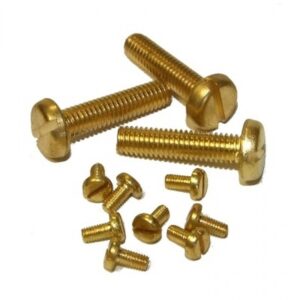 M4 X 25MM BRASS PAN HEAD SCREW