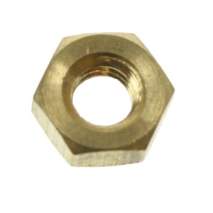 M4 BRASS HEXAGONAL NUT