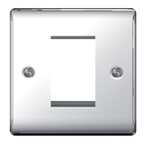 BG NEXUS NPCEMS1 DECORATIVE METAL 1 GANG MODULAR FACEPLATE