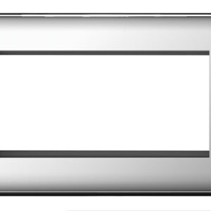 BG NEXUS NPCEMR4 DECORATIVE METAL 2 GANG QUAD MODULAR FACEPLATE