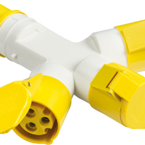 IN005 16 AMP 2 PIN & EARTH 110 VOLT 3 WAY SPLITTER