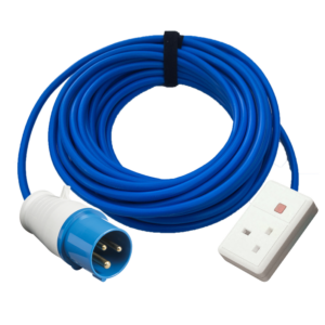 16 AMP CAMPING EXTENSION LEAD 1 WAY 5 - 25 METRE HOOK UP SOCKETS 240VOLT
