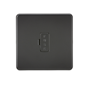 KNIGHTSBRIDGE SF6000MBB SCREWLESS FLATPLATE FUSED SPUR UNIT