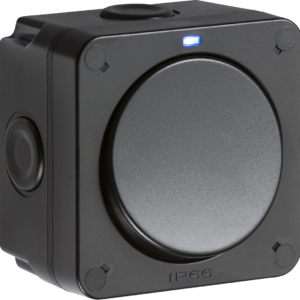 KNIGHTSBRIDGE OP2 IP66 1 GANG 2 WAY WEATHERPROOF SWITCH