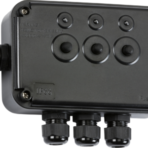 KNIGHTSBRIDGE OP3GBK IP66 3 GANG WEATHERPROOF SWITCH BOX