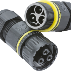 KNIGHTSBRIDGE JB0011 IP68 16A PLUG AND SOCKET CABLE CONNECTOR (3-POLE)