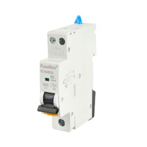 FUSEBOX RTAMB06 6AMP DOUBLE POLE B CURVE 6KA 30MA TYPE A MINI RCBO