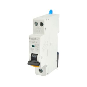 FUSEBOX RTAMB16 16AMP DOUBLE POLE B CURVE 6KA 30MA TYPE A MINI RCBO