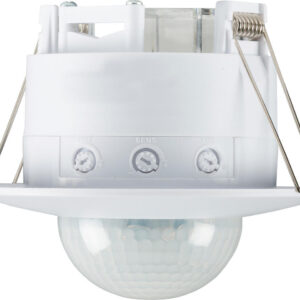 KNIGHTSBRIDGE OS0016 RECESS MOUNTED IP20 360 DEGREE PIR SENSOR WHITE (WIDE RANGE)