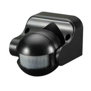 KNIGHTSBRIDGE OS004B IP44 180 DEGREE STAND ALONE PIR MOTION DETECTOR BLACK