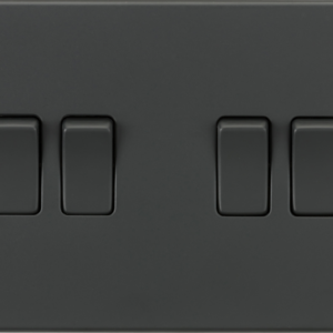 KNIGHTSBRIDGE SF4100AT SCREWLESS FLATPLATE 4 GANG SWITCH