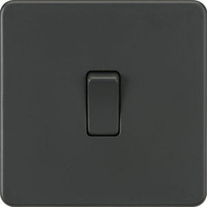 KNIGHTSBRIDGE SF8341AT SCREWLESS FLATPLATE 1 GANG 20 AMP DOUBLE POLE SWITCH