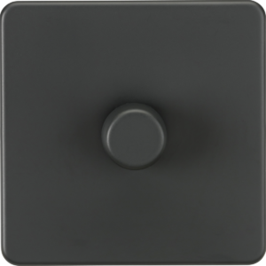 KNIGHTSBRIDGE SF2191AT SCREWLESS FLATPLATE 1 GANG LED DIMMER SWITCH