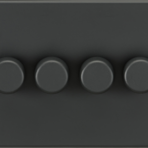 KNIGHTSBRIDGE SF2194AT SCREWLESS FLATPLATE 4 GANG LED DIMMER SWITCH