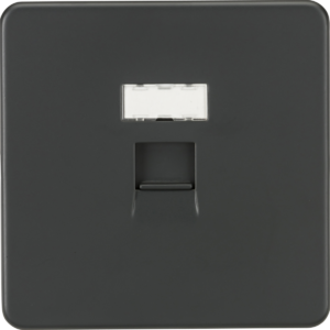 KNIGHTSBRIDGE SFRJ45AT SCREWLESS FLATPLATE RJ45 NETWORK OUTLET