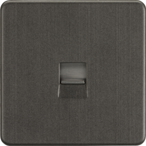 KNIGHTSBRIDGE SF7300SB SCREWLESS FLATPLATE TELEPHONE MASTER SOCKET