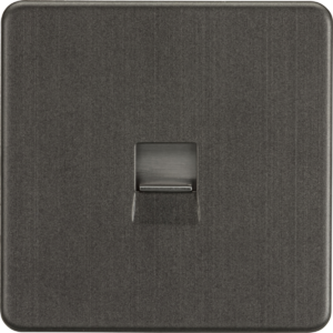 KNIGHTSBRIDGE SF7400SB SCREWLESS FLATPLATE TELEPHONE EXTENSION SOCKET