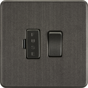 KNIGHTSBRIDGE SF6300SB SCREWLESS FLATPLATE SWITCHED FUSED SPUR UNIT