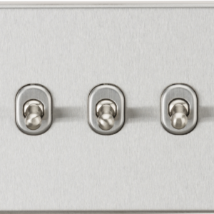 KNIGHTSBRIDGE CSTOG3BC 10AX 3 GANG 2-WAY TOGGLE SWITCH